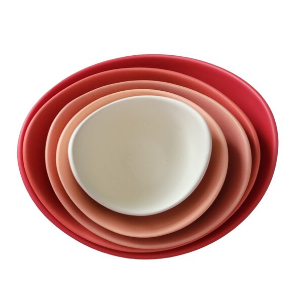 Wabi Ceramic Lotus Nesting Bowls - Picture 3 of 4